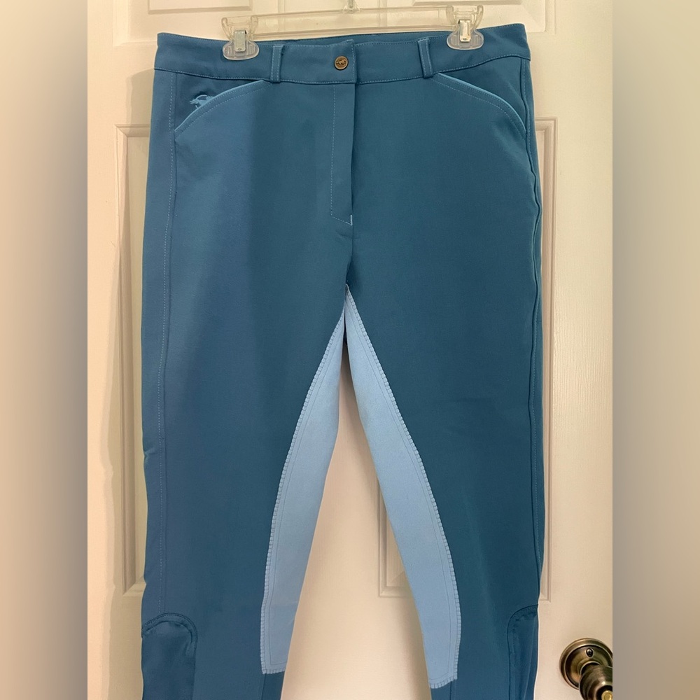Smartpak Womens Piper Full seat 34R Breeches Blue